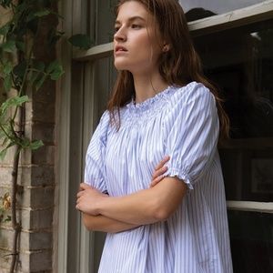 Lake Veranda dress in powder blue